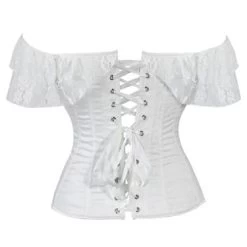 Nicolette – White Overbust Corset With Lace Shoulder Sleeve 7 Nicolette – White Overbust Corset With Lace Shoulder Sleeve -Fusion Charm Shop 0c2ec91e 0b17 4ec0 bf50 cad12d77cb7c