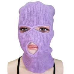 Purple Commando Beanie / Balaclava
