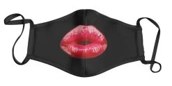 Face Mask Red Lips