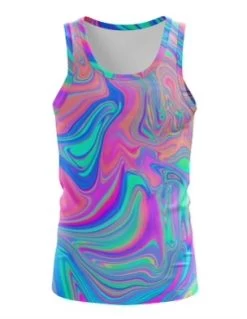 Pastel Psychedelic Singlet