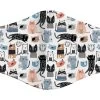 Face Mask – Cat Print/White -Fusion Charm Shop 1a52e55f de2a 4a84 83c9 4d2a62768d61