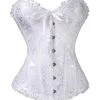 Courtney White Overbust Corset 1 Courtney White Overbust Corset -Fusion Charm Shop 2bf017d0 0358 409f ade4 09de00ffe937
