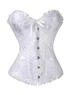 Courtney White Overbust Corset