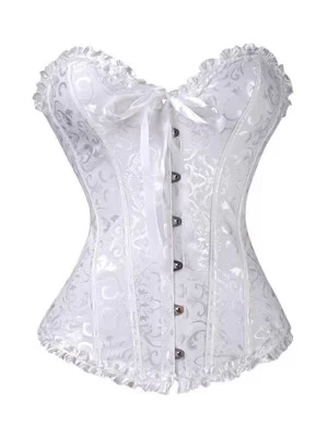 Courtney White Overbust Corset 3 Courtney White Overbust Corset