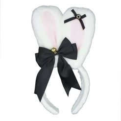 Bunny Ear Headband – Pink/Black