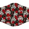Face Mask – Skull & Roses