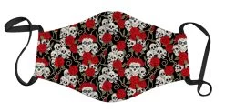 Face Mask – Skull & Roses