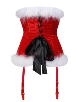 Mrs Claus Black Bow Corset 7 Mrs Claus Black Bow Corset -Fusion Charm Shop 405098fc 870d 4b12 95c4 3b03c338e732