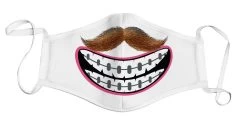 Face Mask – Moustache/Braces