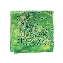 Green Tie Dye Bandana