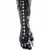 Lace Corset Gloves – Black -Fusion Charm Shop 45238 a
