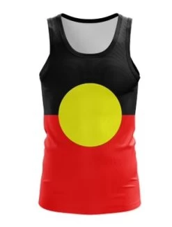 Aboriginal Flag Singlet