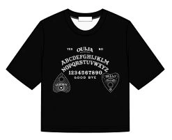 Ouija Board Crop Top