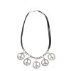 Multi Peace Necklace -Fusion Charm Shop 54217 necklace diamondpeace