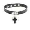 Black Cross Pendant Choker -Fusion Charm Shop 55233 2