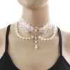 Henrietta – Lace/Pearl Choker -Fusion Charm Shop 55318 1
