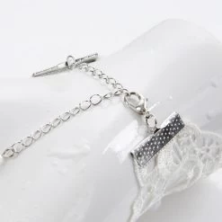 Henrietta – White Lace Ring Bracelet -Fusion Charm Shop 55342 3