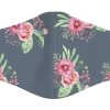 Face Mask – Grey Flower -Fusion Charm Shop 560d2ff3c9de973423fc9834cdc52c9ec3a2f499