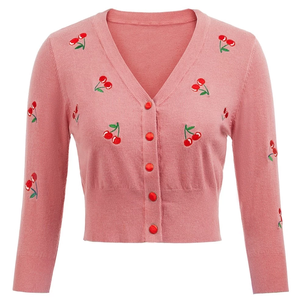 Cherry Cardigan – Pink 3 Cherry Cardigan – Pink