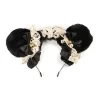 Teddy Bear Ear Headband – Black -Fusion Charm Shop 63417 1