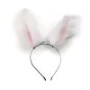 Fox Ears Headband/Hair Clips – White/Pink -Fusion Charm Shop 63419 1