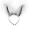 Fox Ears Headband/Hairclips – White/Black -Fusion Charm Shop 63420 1