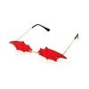 Red Bat Wing Glasses -Fusion Charm Shop 64175 1