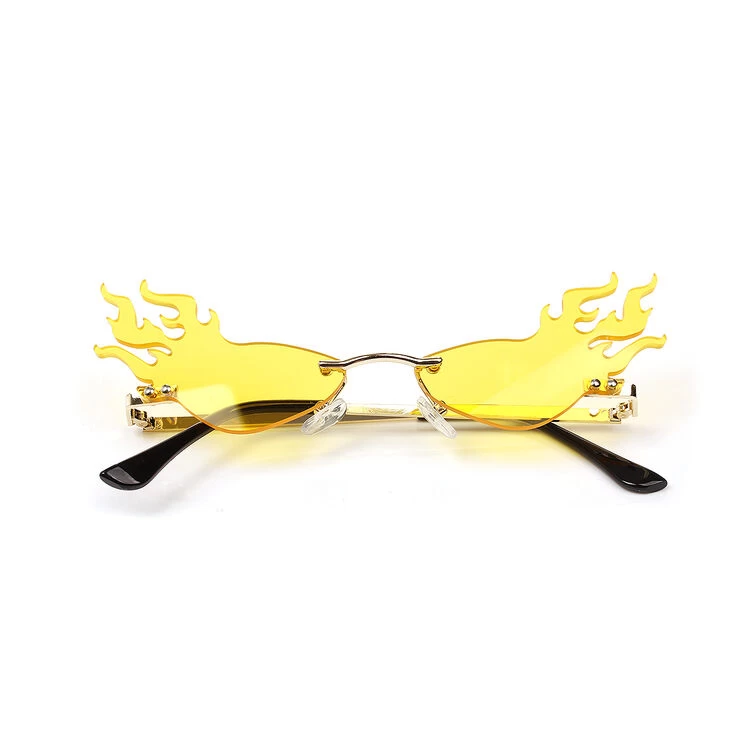 Yellow Flaming Glasses 4 Yellow Flaming Glasses - Image 2