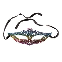 Rainbow Lace Fox Mask