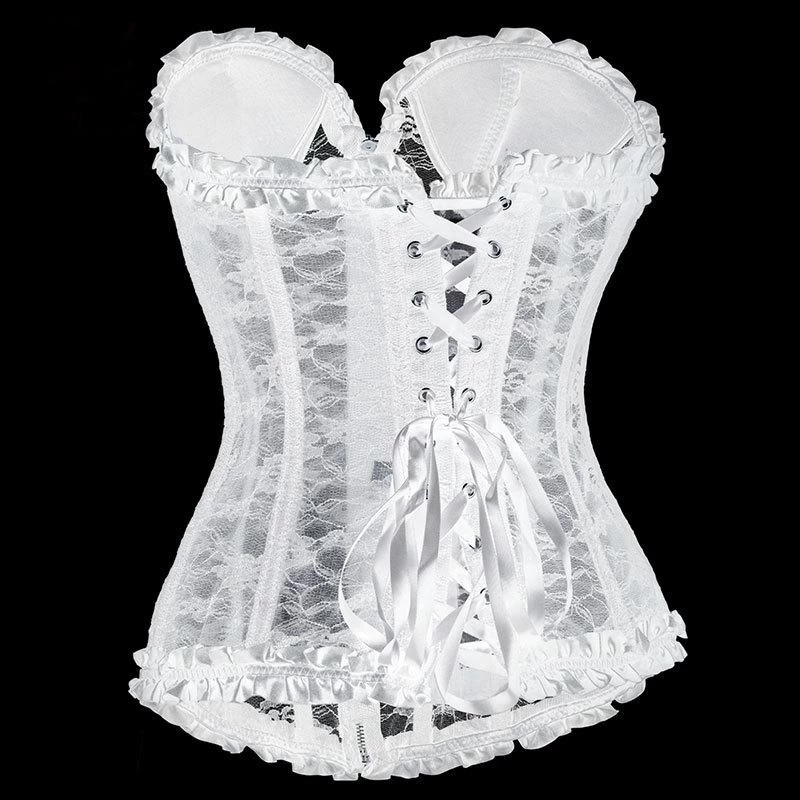 Lillian – White Lace Corset 5 Lillian – White Lace Corset - Image 3