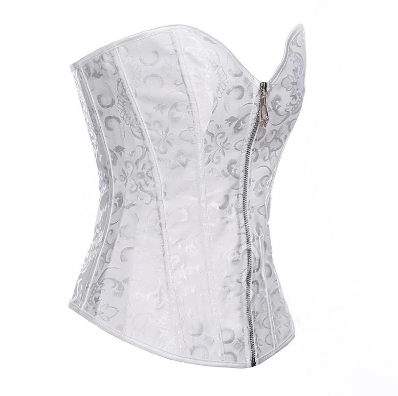 Angel White Patterned Corset 4 Angel White Patterned Corset - Image 2