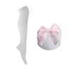 White With Pink Bow – Over The Knee Stockings -Fusion Charm Shop 9091e807abb990513492b32891cce241a86ab418