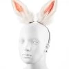 Bunny Ear Headband – Pink/White -Fusion Charm Shop 95218