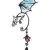 Dragon Ear Piece – Black/Blue -Fusion Charm Shop 95285