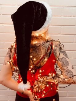 Black Santa / Elf Hat