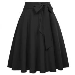 Miss Jetson Black Circle Skirt