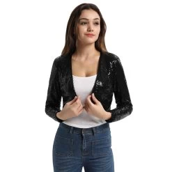 Trixie Sequin Bolero – Black -Fusion Charm Shop BP000570 1 05