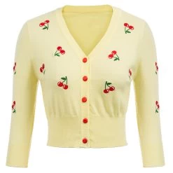 Cherry Cardigan – Lemon