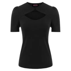 Honey Jersey Top – Black