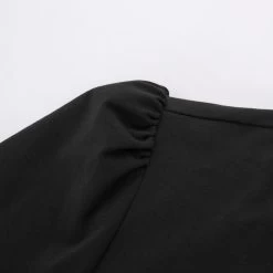 Honey Jersey Top – Black -Fusion Charm Shop BP000862 1 L 5