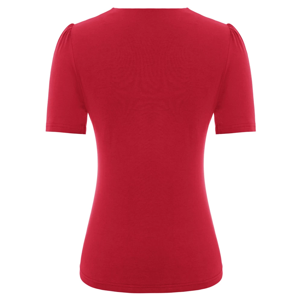Honey Jersey Top – Red 4 Honey Jersey Top – Red - Image 2
