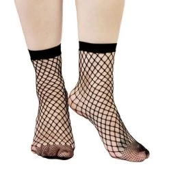 Black Large Fishnet Socks