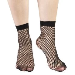 Black Medium Fishnet Socks