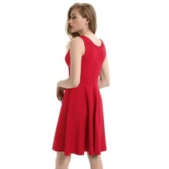 Marilyn 50’s Dress – Red 12 Marilyn 50’s Dress – Red -Fusion Charm Shop CL010698 5 XS 8