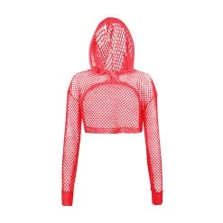 Half Mesh Top – UV Pink