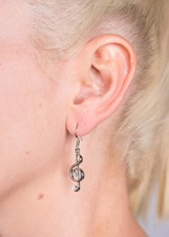 Treble Clef Earrings