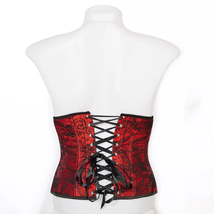Alicia Red Lace Waist Corset 4 Alicia Red Lace Waist Corset - Image 2