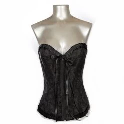 Charlotte Black Patterned Corset
