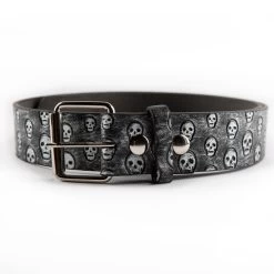 Silver Skull Belt