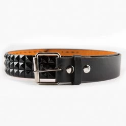 Black Pyramid Stud Belt